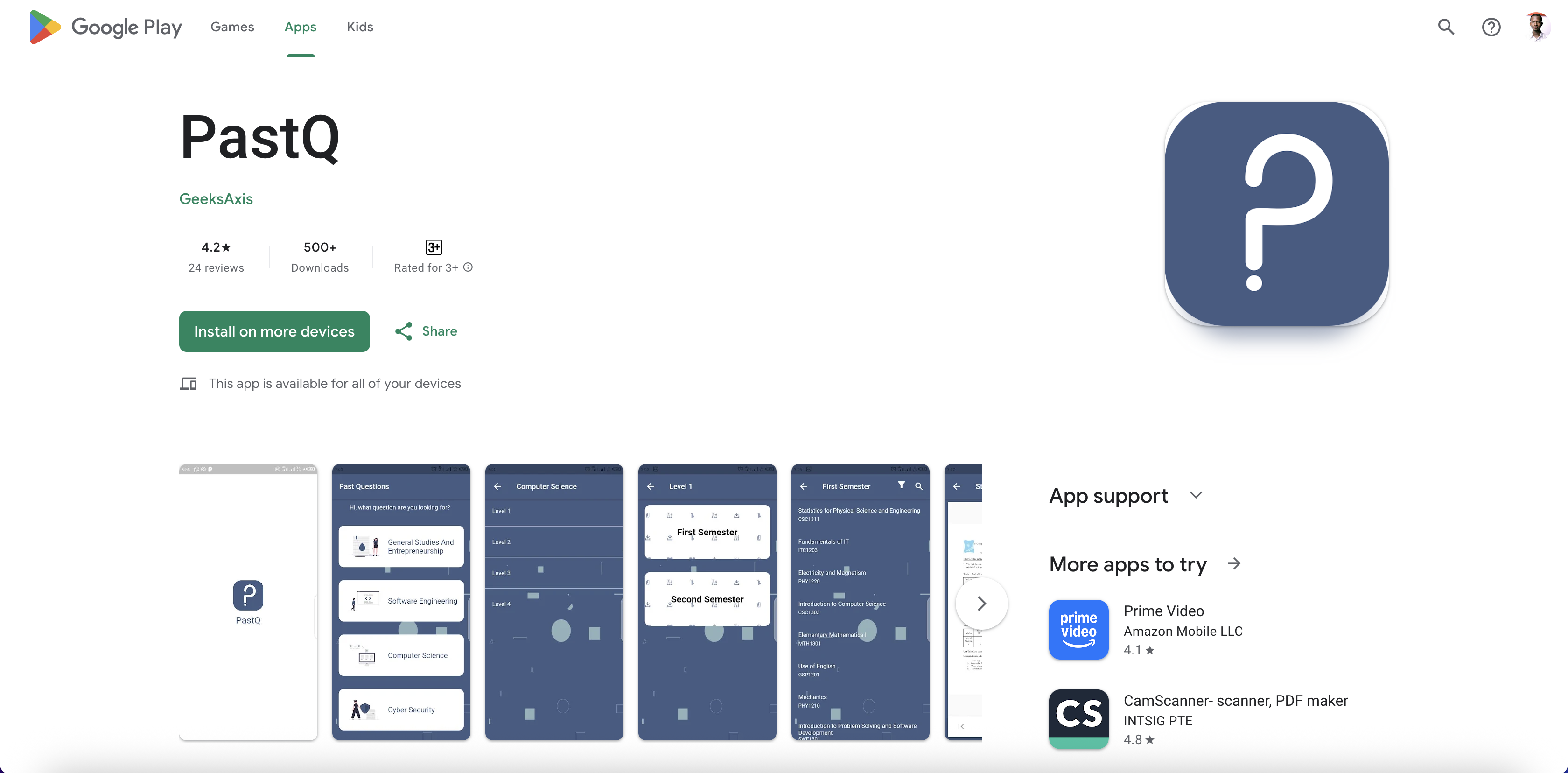 PastQ - Exam Preparation App